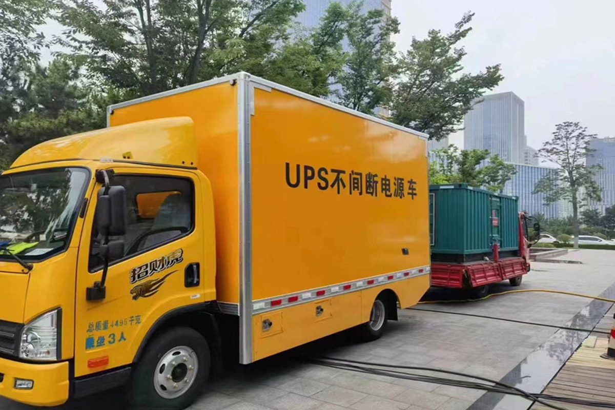 互助发电机租赁施工现场